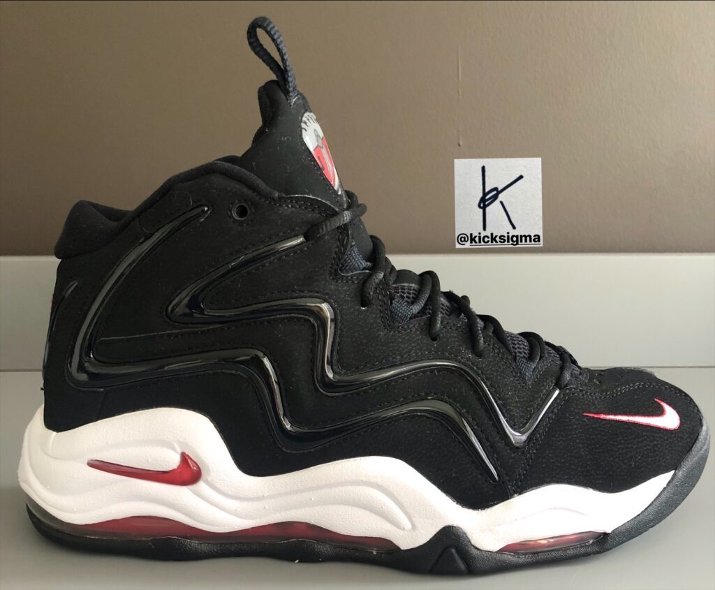 The Nike Air Pippen 1, right shoe, lateral view. 