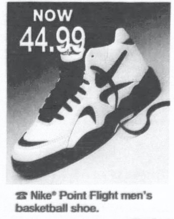 The Nike Air Point Flight. 