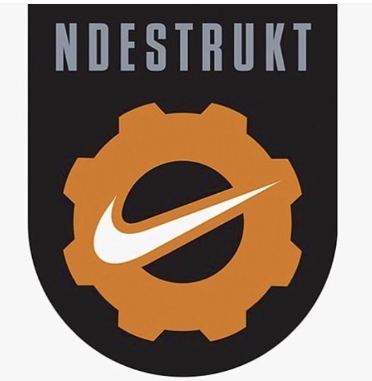 The Nike Air Ndestrukt logo. 