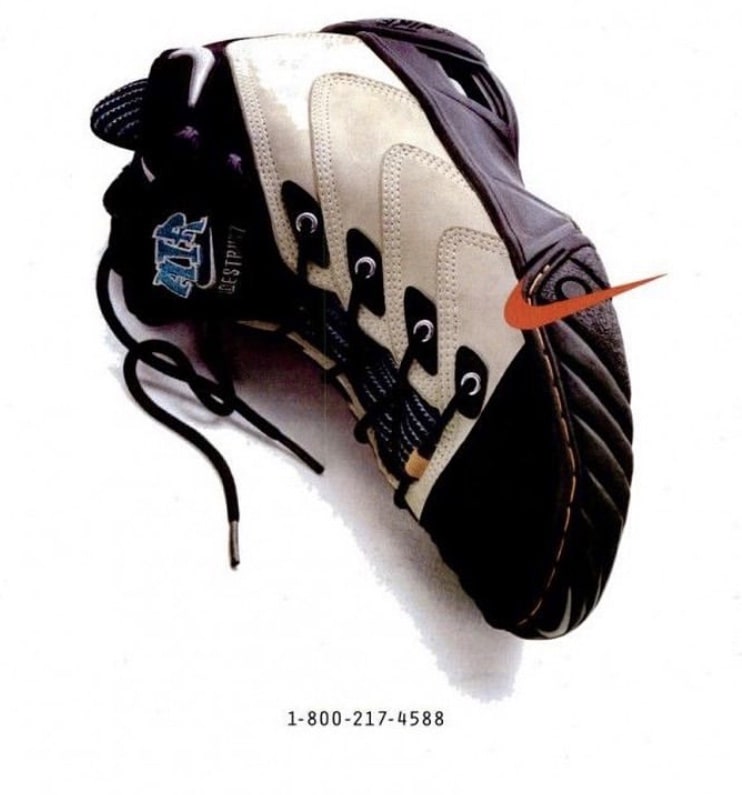 Nike Ad featuring the Nike Air Ndestrukt. 