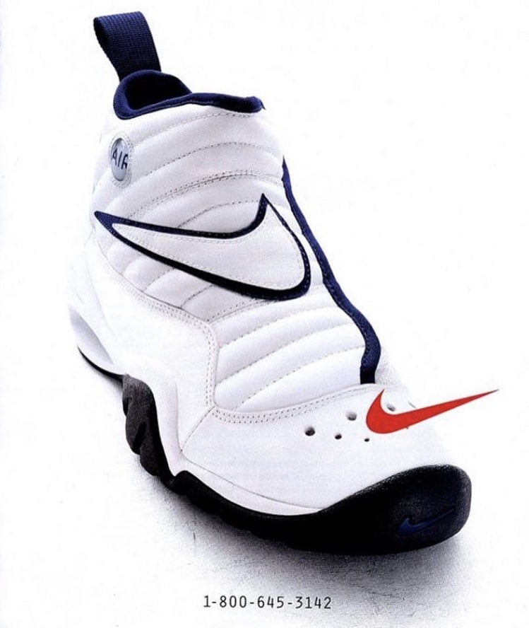 Vintage 1996 Nike Air Worm Ndestrukt Black Dennis Rodman Size 7