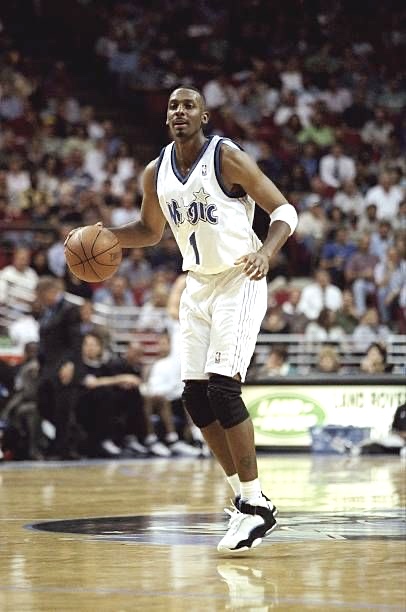 Penny Hardaway wearing the Nike Air Penny 4. 