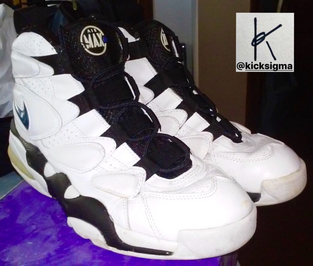 Nike Air Max 2 Uptempo "Regal Blue" right side lateral view. 