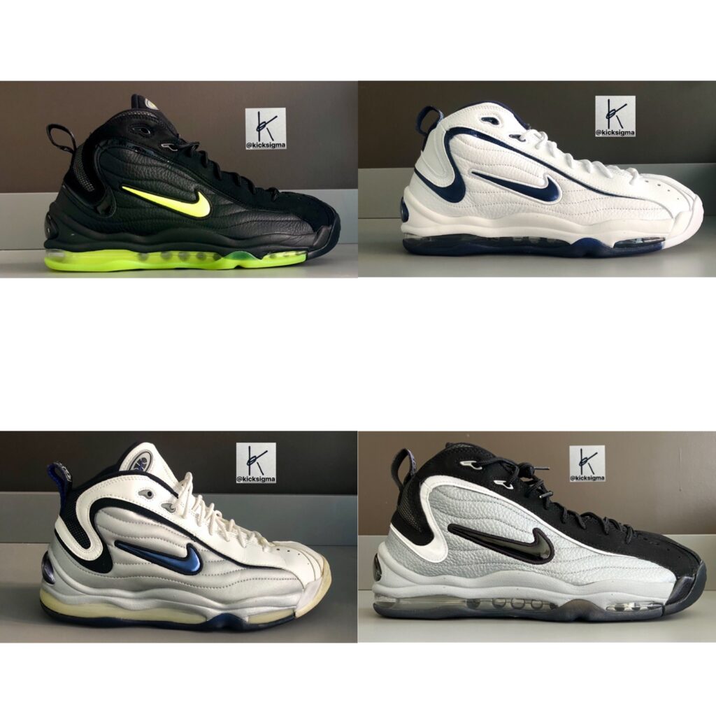 The Nike Air Total Max Uptempo, OG colorways. 