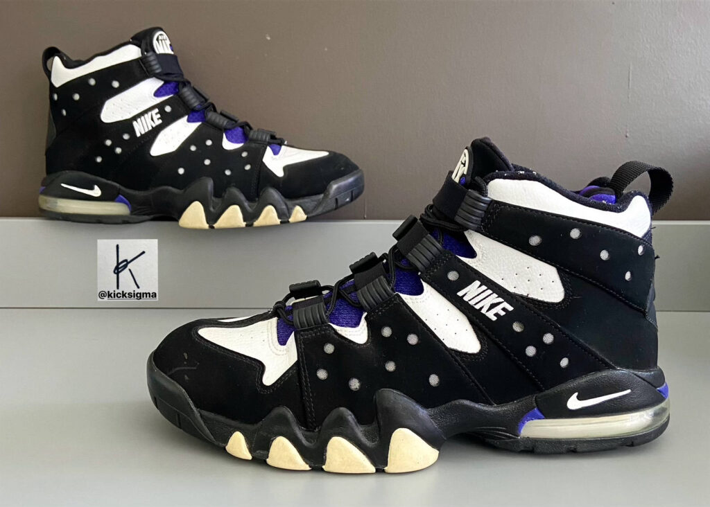 Nike Air Max 2 CB, dark concord colorway, lateral view. 