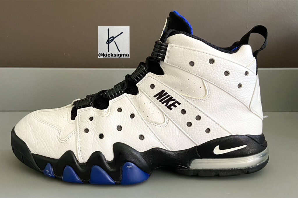 Nike Air Max 2 CB, white colorway, lateral view. 