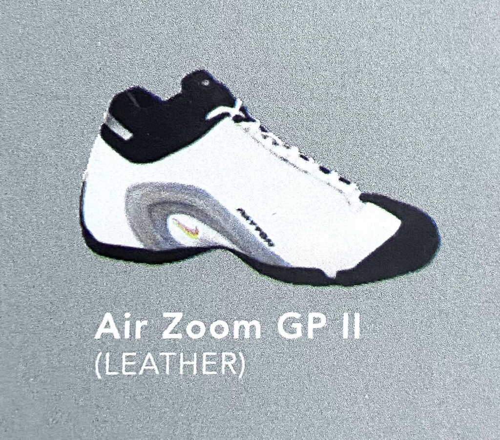 The Nike Air Zoom GP II. 