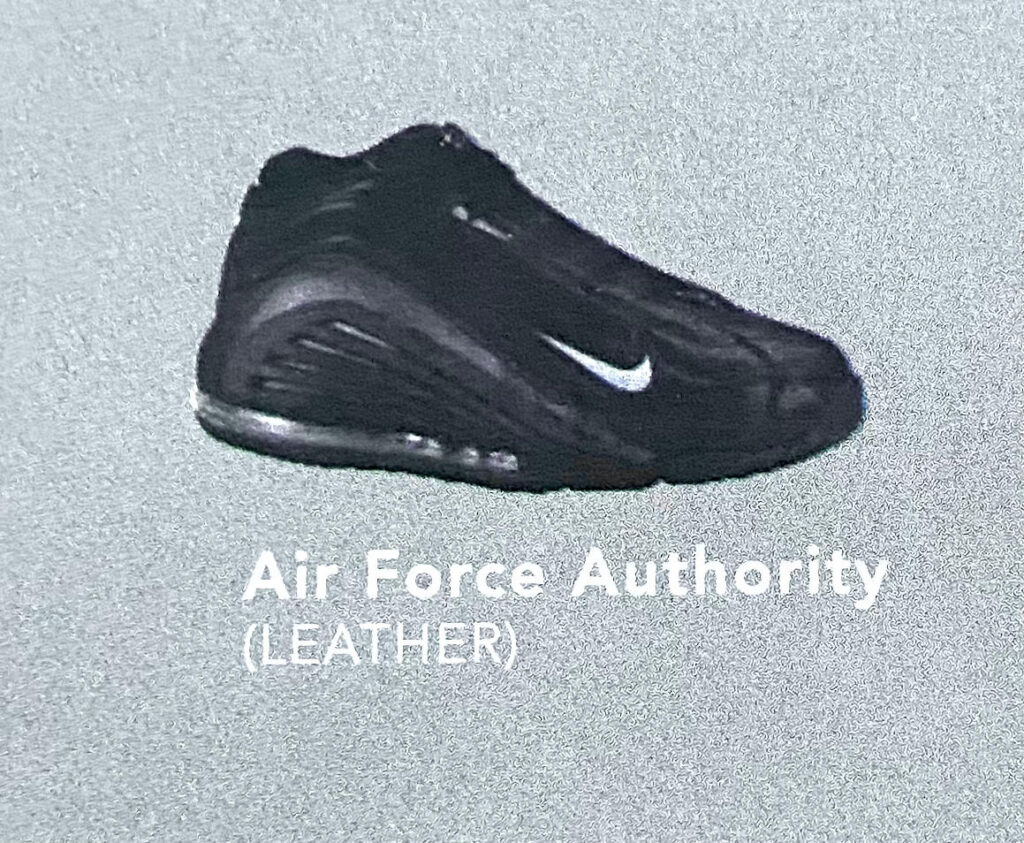 The Nike Air Force Authority. 