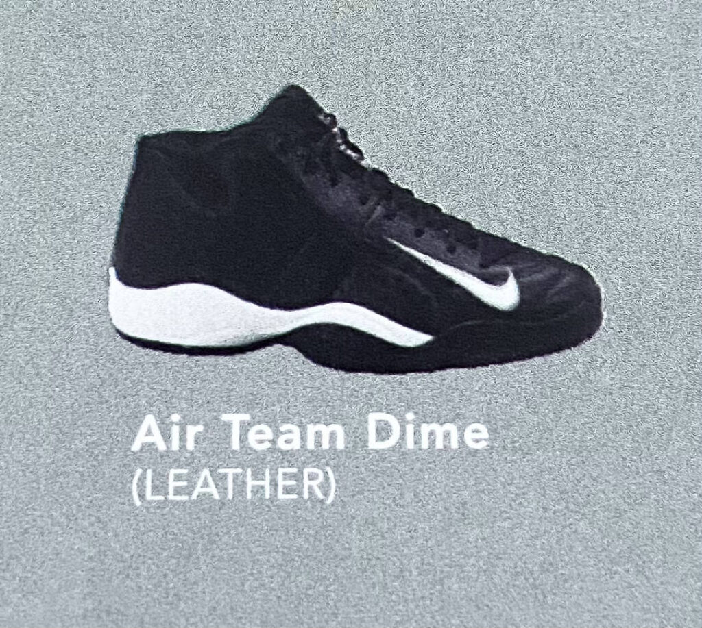The Nike Air Team Dime. 