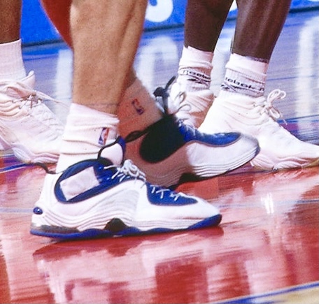 Nike Air Penny 2 with One Cent logo covered. 