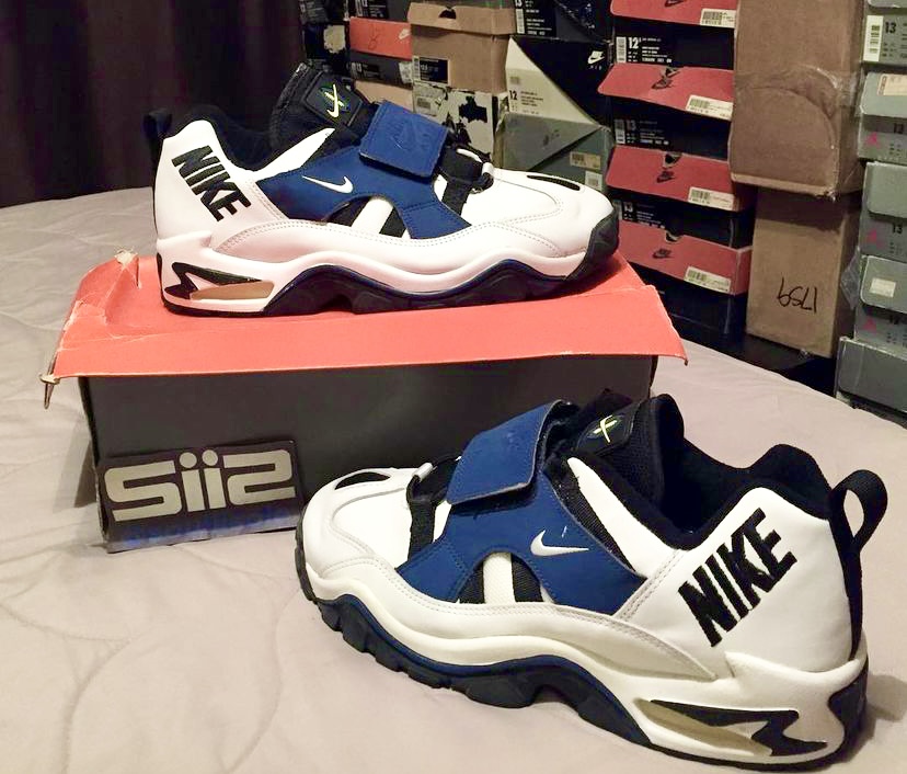 The Nike Air Turmoil Low with box. 